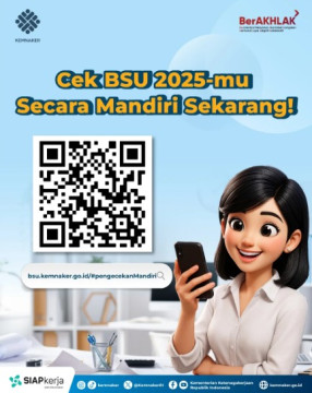 Cek BSU 2025. (kemenaker)